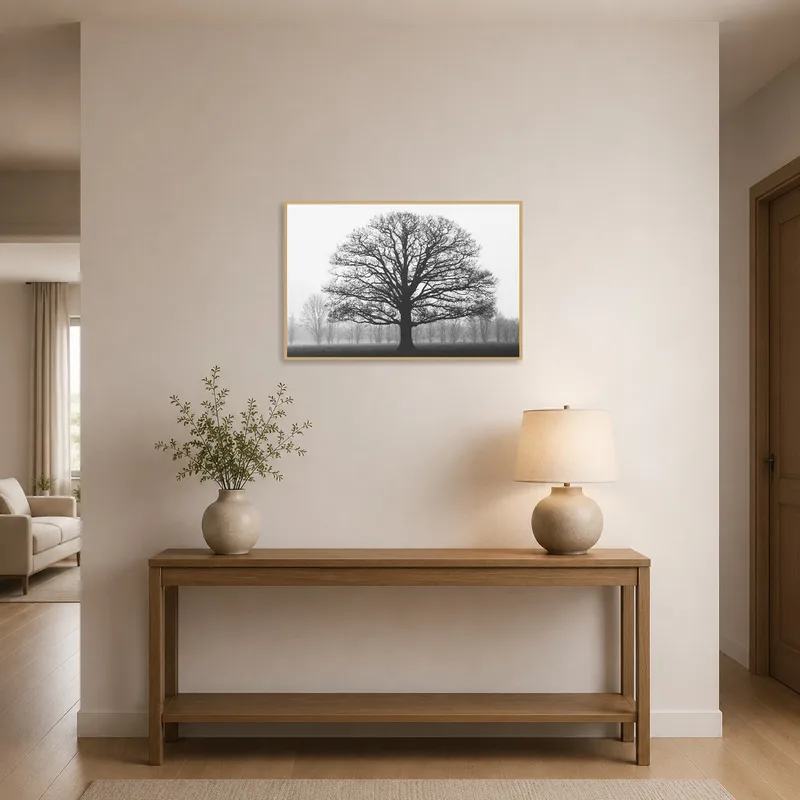 Welcome guests with Majestic Oak Tree in the entrance hall.